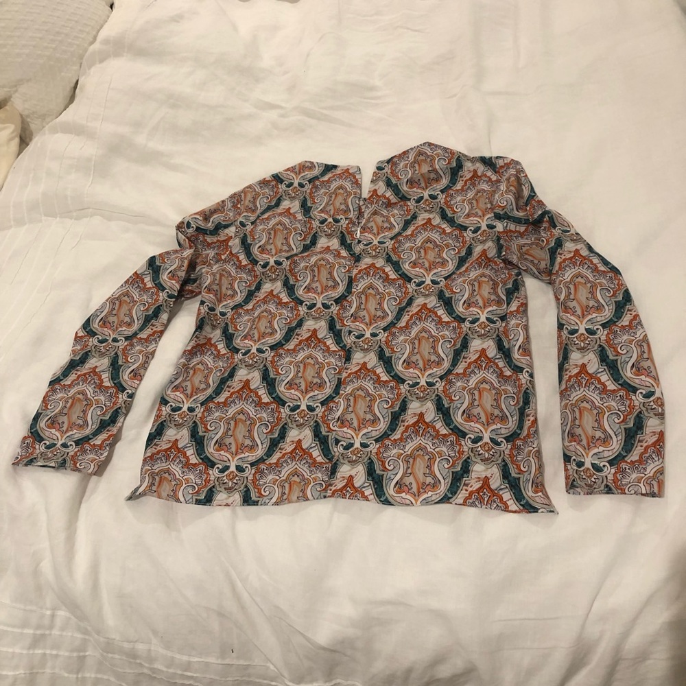 Carven Cropped Pattern Top - Picture 4 of 4